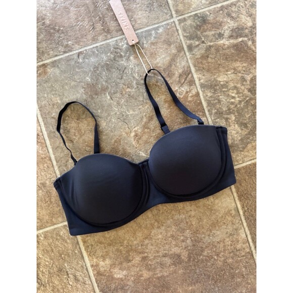 Skims Fits Everybody Strapless Bra Onyx Size 36C - Picture 6 of 10
